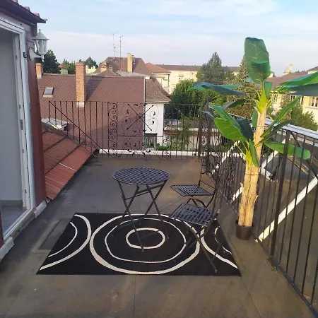 Apartment 2 Pieces, Terrasse 18 M2, Pres De Strasbourg Schiltigheim